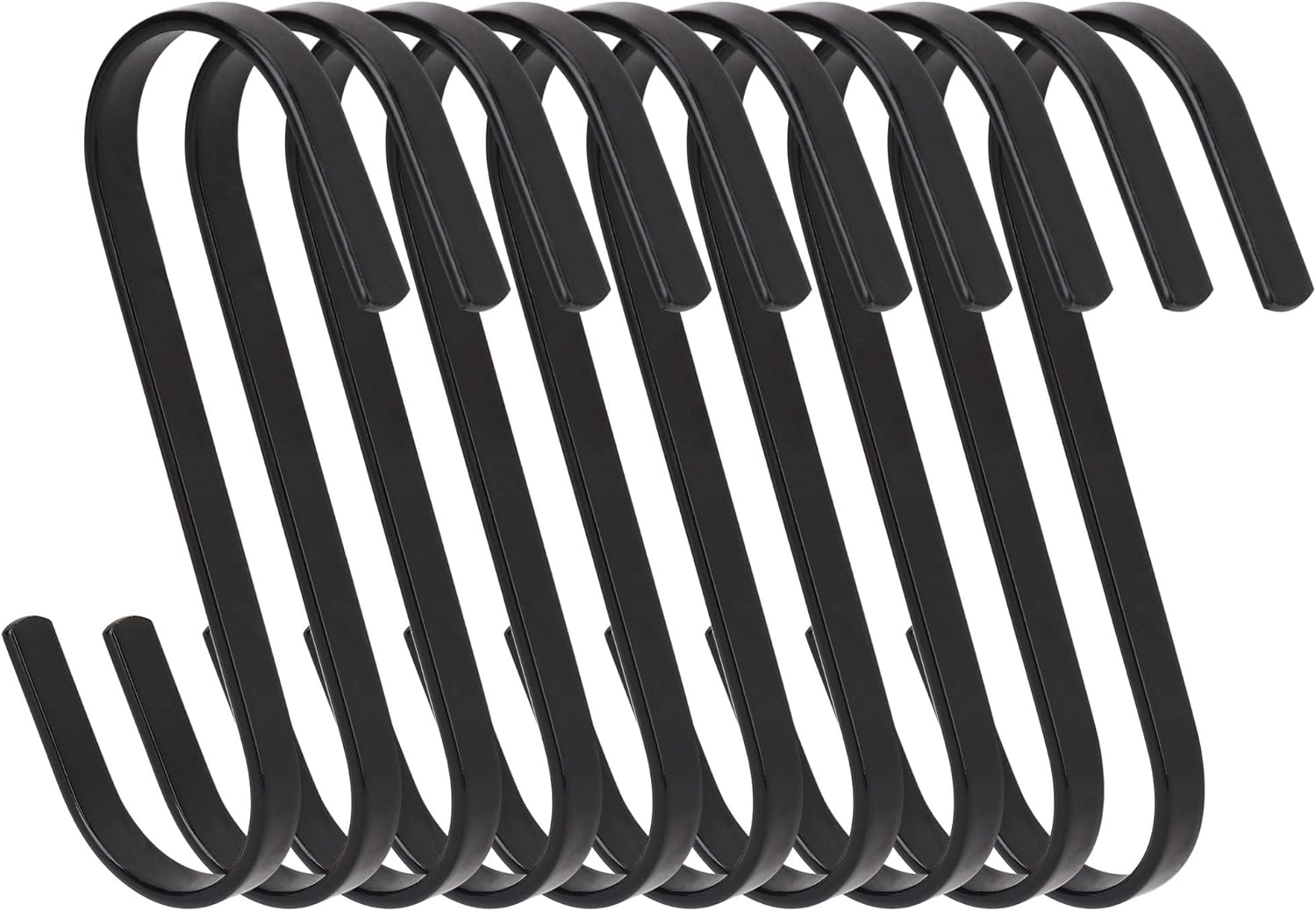SHooks 11cm Large Flat S Shaped Hooks Heavy Duty Stainless Steel