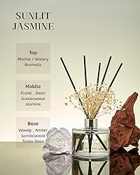 M&SENSE Reed Diffuser Set with 7 Sticks | 7.0oz