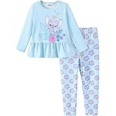 Disney Minnie Mouse Frozen Princess Marvel Toddler Girls Clothes Long Sleeve Sweatshirt + Leggings 2pcs Outfits Set 2-6Y
