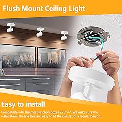 VANoopee 3-Color Zoomable Ceiling Spot Lights