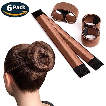 Amazon Com 6 Pcs French Bun Tail Hair Buns Maker Hairstyle Tool