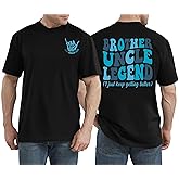PICKID Uncle Shirts for Men Cool Uncles Club T-Shirt Uncle Tee Casual Tops
