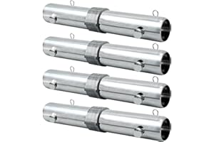 1-5/16"OD Scaffolding Pins, JUKFITA Scaffolding Equipment for Small Building Tasks, 4 Pack Scaffolding Coupling Pins, Includes 8 Spring Retainers