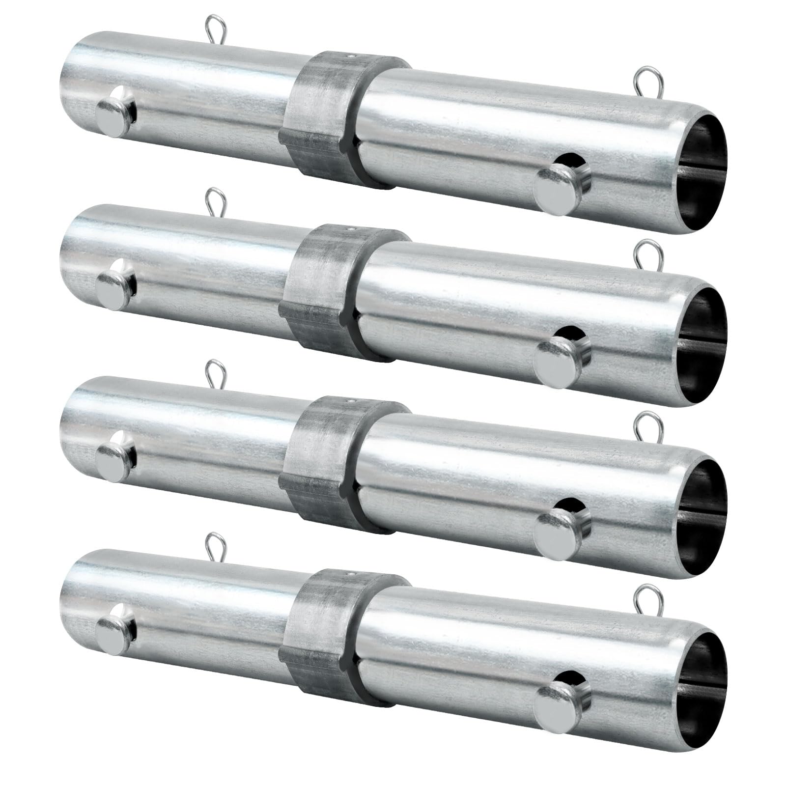 Photo 1 of 1-5/16"OD Scaffolding Pins, JUKFITA Scaffolding Equipment for Small Building Tasks, 4 Pack Scaffolding Coupling Pins, Includes 8 Spring Retainers