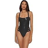 Becca Womens Liquid Metal One Piece Swimsuit, Adjustable, Bathing Suits for Women