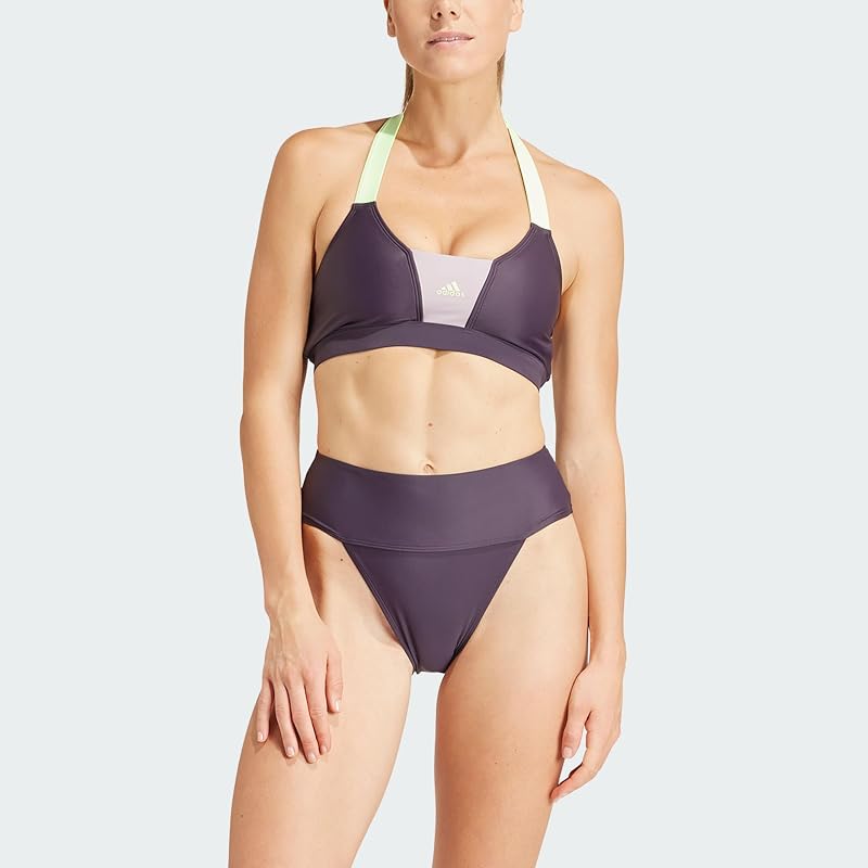 Femme Sportswear Colorblock Bikini, Aurora Black/Preloved Fig, S — photo 5 sur 6
