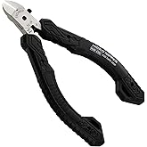 Engineer NS-06 Precision Mini Side Cutter, Micro Nippers, Professional Grade, ESD Safe with Hardened Carbon Steel Undercut Ja