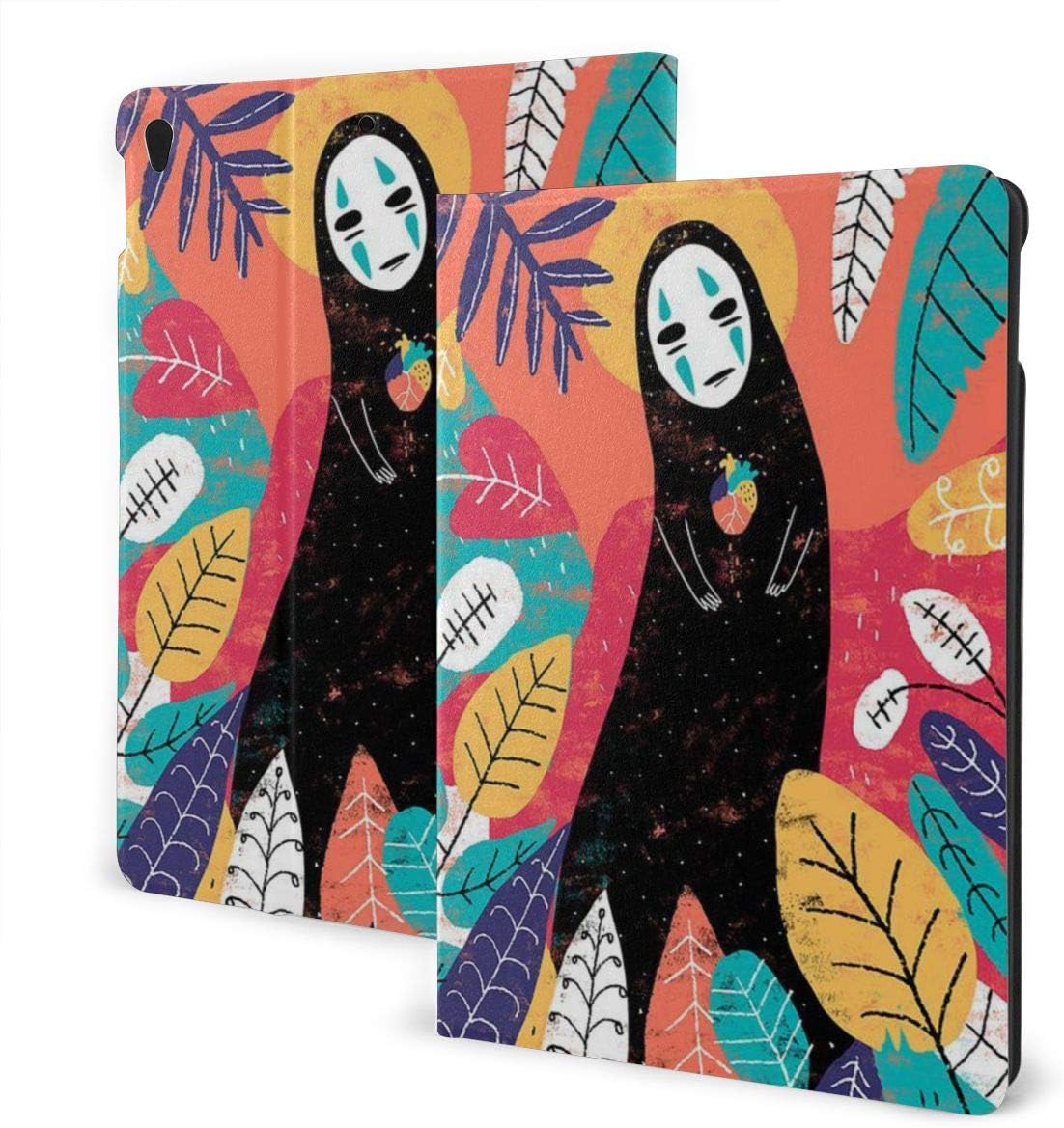Cartoon Spirited Away No Face Man Case Fit IPad Air 3 Pro 10.5 Inch Case with Auto Sleep/Wake Ultra Slim Lightweight Stand Leather Cases