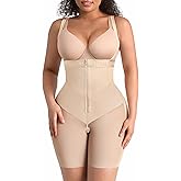 FeelinGirl Strapless Shapewear for Women Tummy Control Plus Size Butt Lifting Panties Postpartum Body Shaper