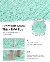 Abahub EVA Foam Boat Decking 96''x23'' Non-Slip