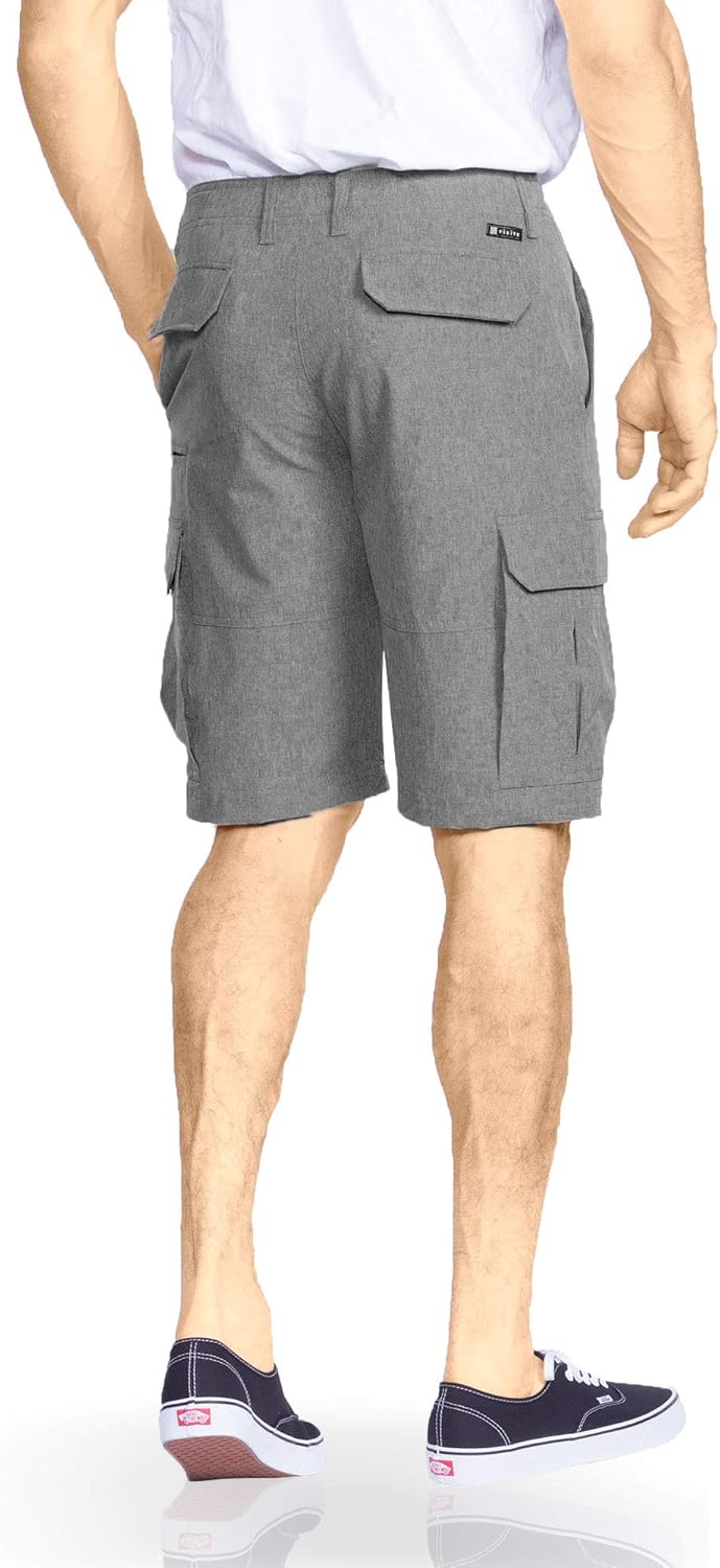 Mens Cargo Shorts Hybrid Quick Dry Stretch Tactical Casual Short: Clothing