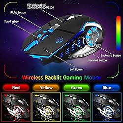Wireless Gaming Keyboard Mouse Bluetooth Headset