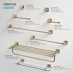 Kraus KEA-17737BG Ventus 24-inch Bathroom-Towel