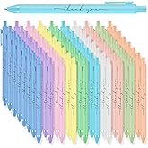 Dispowreath 200 Pcs Thank You Pens Bulk Multicolor Ballpoint Pens Thank You Gift for Men Women Employee Holiday Appreciation Gifts for Teacher Office Party Favors Vet Tech
