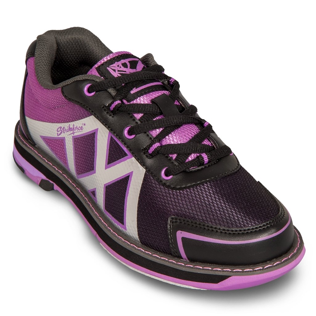 KR Strikeforce Womens Kross Bowling Shoes Black/Purple (9 1/2 M US, Black/Purple