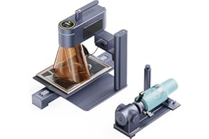 LaserPecker LP4 Dual-Laser Engraver with Rotary & Slide Extensions, 8K 240,000mm/min for 360° Tumblers/160x300mm Batch Jobs, Auto-Switch IR/Diode for Jewelry & Industrial Mass Production, Deluxe Set