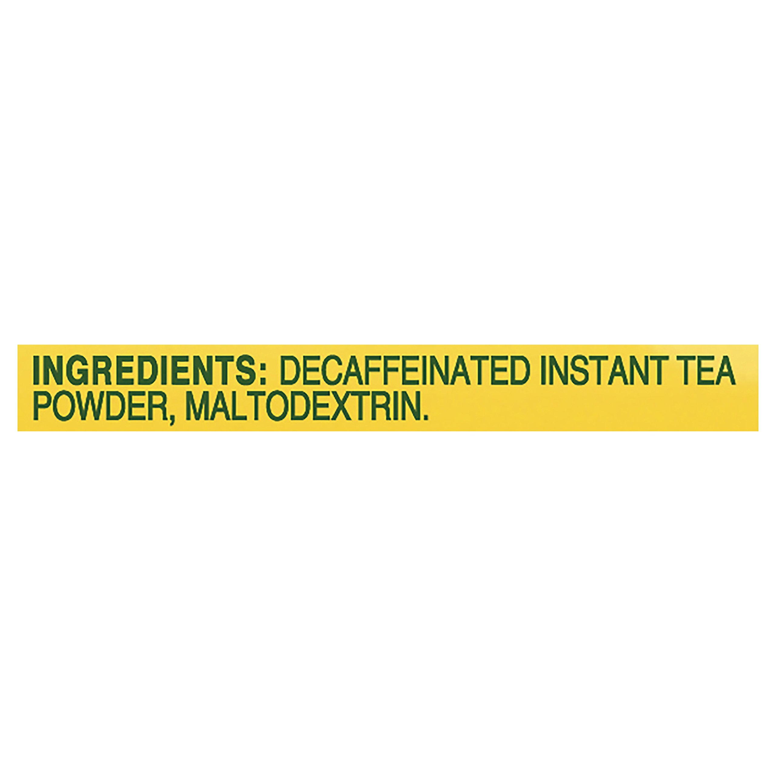 Lipton Black Iced Tea Mix, Decaffeinated Unsweetened, 30 qt (Pack of 6