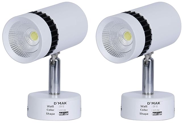 Happy Selling Brings White 9 Watt White Adjustable 180 LED Cob Spotting Wall Track Light (Cob Focus/Decorative Spot Light) | Track Light | | led spot Track Light | | Focus Track Light | {Set -02}