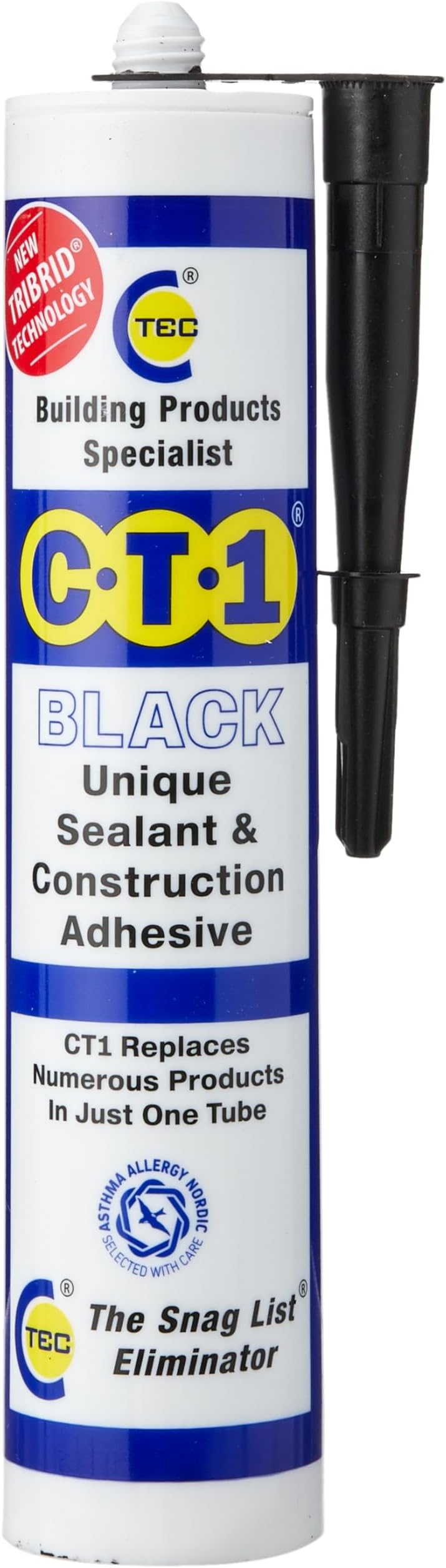 CT1 Black TRIBRID Multi Purpose Sealant & Adhesive 290ml