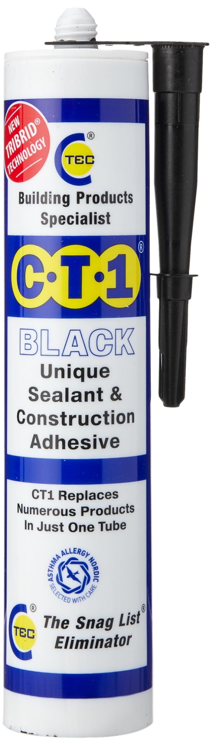 CT1 Black TRIBRID® Multi Purpose Sealant & Adhesive - 290ml