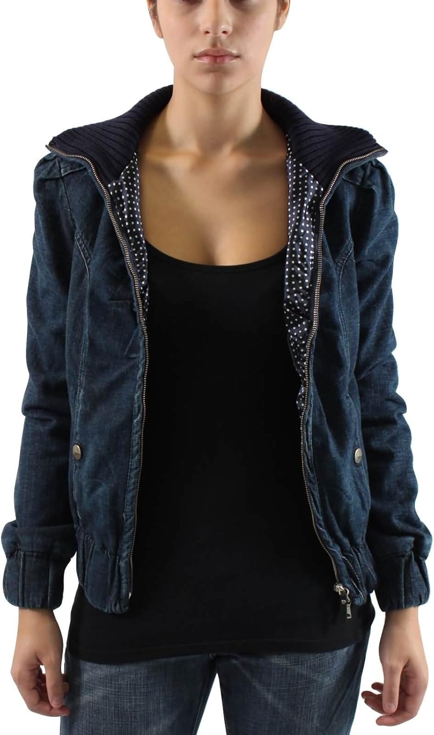 stylische jeansjacke damen