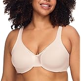 Warner's Womens Signature Support Cushioned Underwire for Support and Comfort Underwire Unlined Full-Coverage Bra 35002a