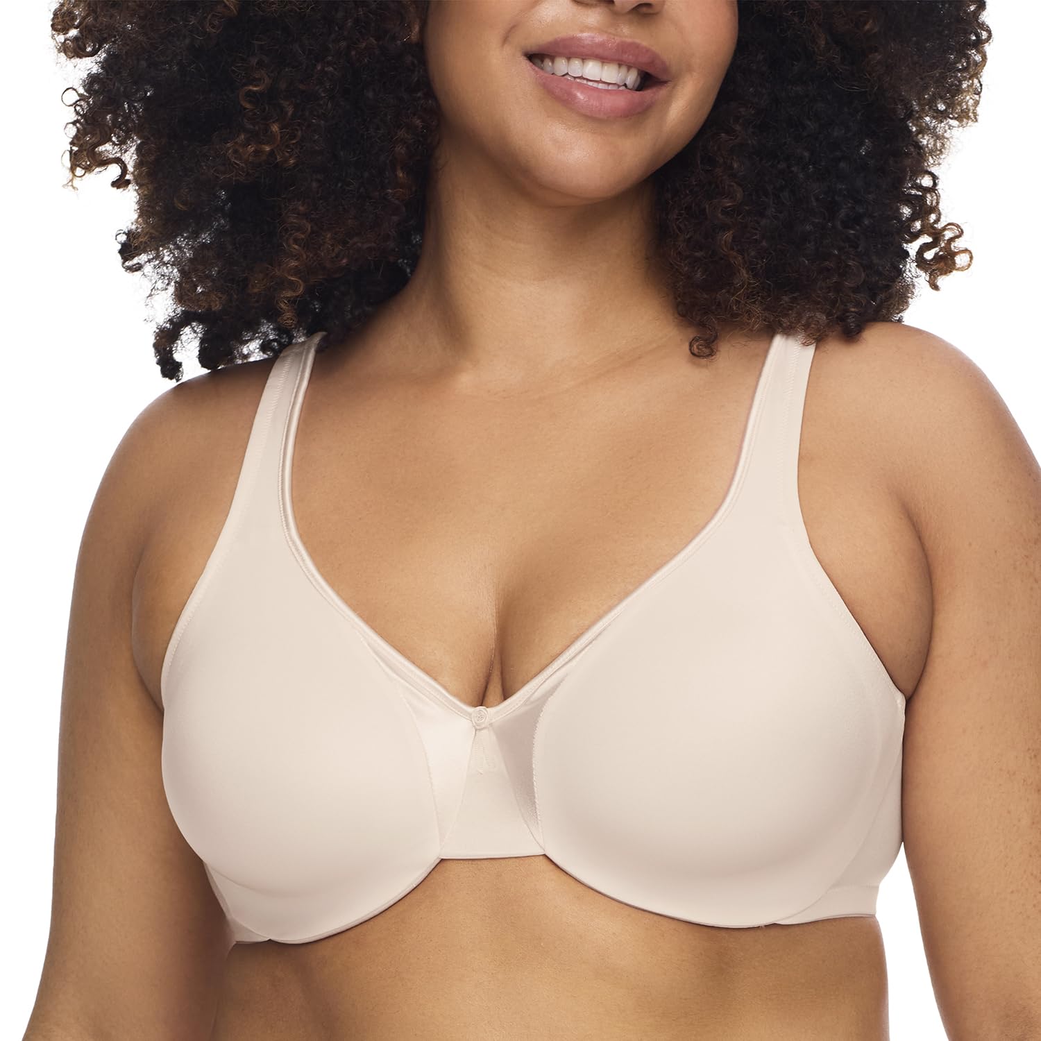 Warner's® Signature Support Cushioned Underwire for Support and Comfort Underwire Unlined Full-Coverage Bra 35002A Butterscotch Image