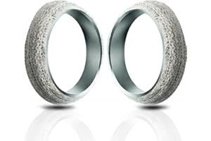 3DSKY ID 1.77in/45mm Car Exhaust Manifold Gasket, 2Pcs Automotive Exhaust Muffler Gasket, Graphite Muffler Flange Connector Replacement for Most 1-3/4 inch OD Car Pipes