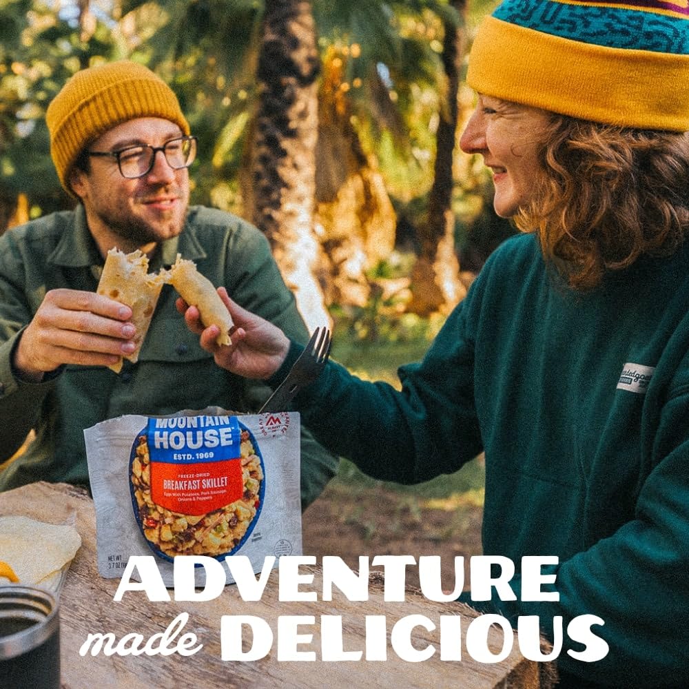 Mountain House Biscuits & Gravy | Freeze Dried Backpacking & Camping Food | 2 Servings