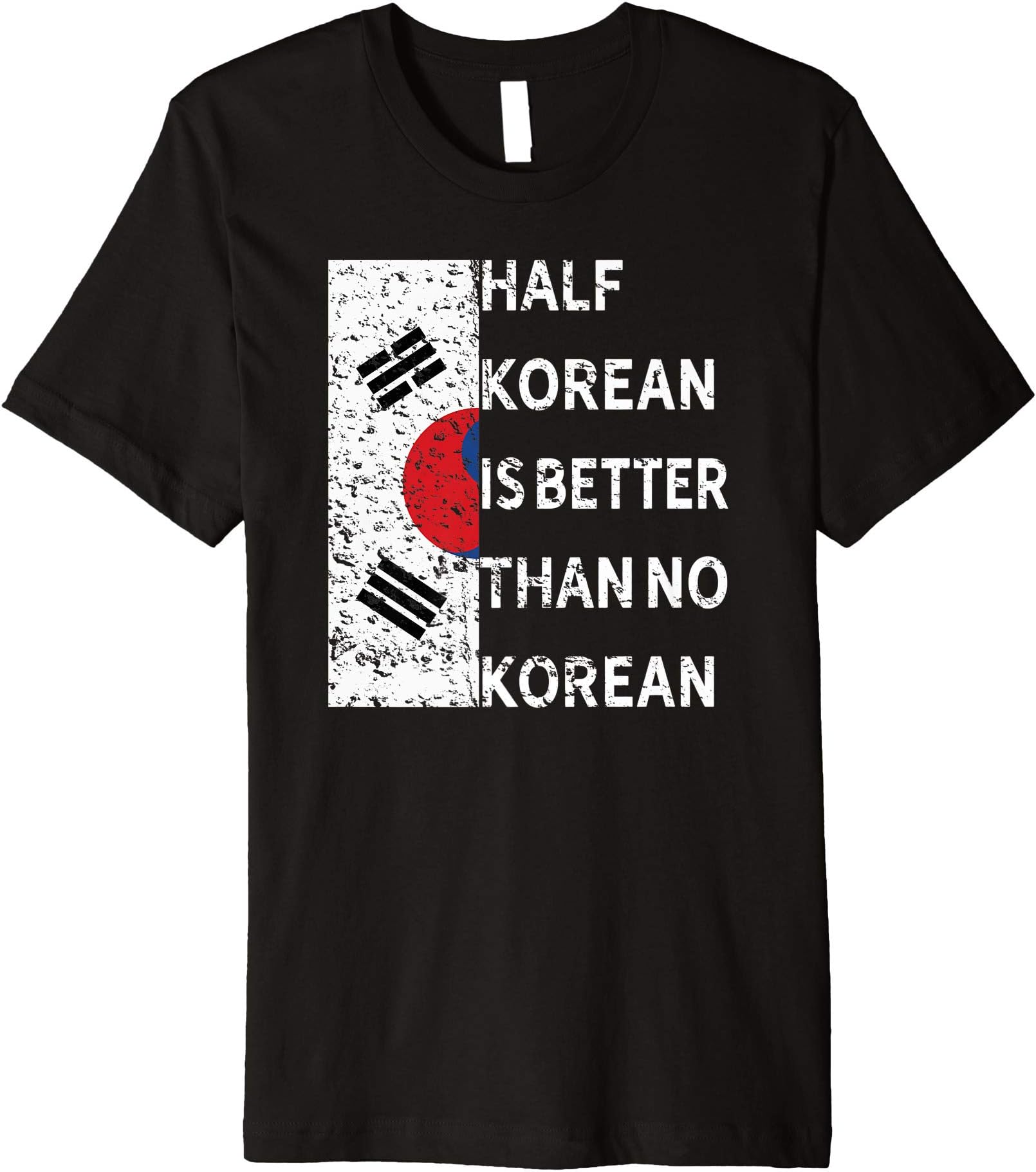 Happy HangukKorean American Shirt Funny Half South Korean Flag Gift