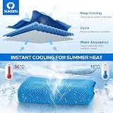 Sukeen Cooling Towel 40x12 Ice Towel Evaporative Sports Yoga Golf Gym view 2