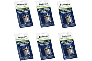 Perimeter Technologies Dog Fence Batteries (6 Pack) Compatible with Invisible Fence R21, R22, R51 Receiver Collars and Microlite | Perimeter Dog Battery Replacement for Power Cap, Dog Training