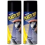 2 PACK PLASTI DIP Mulit-Purpose Rubber Coating Spray BLACK 11oz