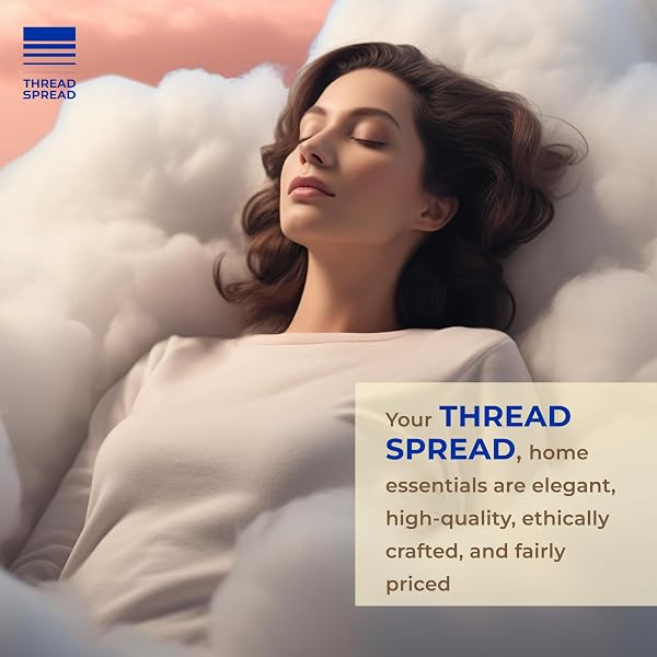 THREAD SPREAD CALIFORNIA KING BED SHEETS, LUXURY 1000 SERIES PARADISE COLLECTION 100% EGYPTIAN COTTON CAL KING SHEETS SET (4 PC, IVORY), SILKY SOFT, COOLING, 16″ DEEP POCKET HOTEL SHEET SET