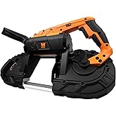 WEN Portable Band Saw for Metal, 10-Amp, Variable Speed, Handheld (94396)