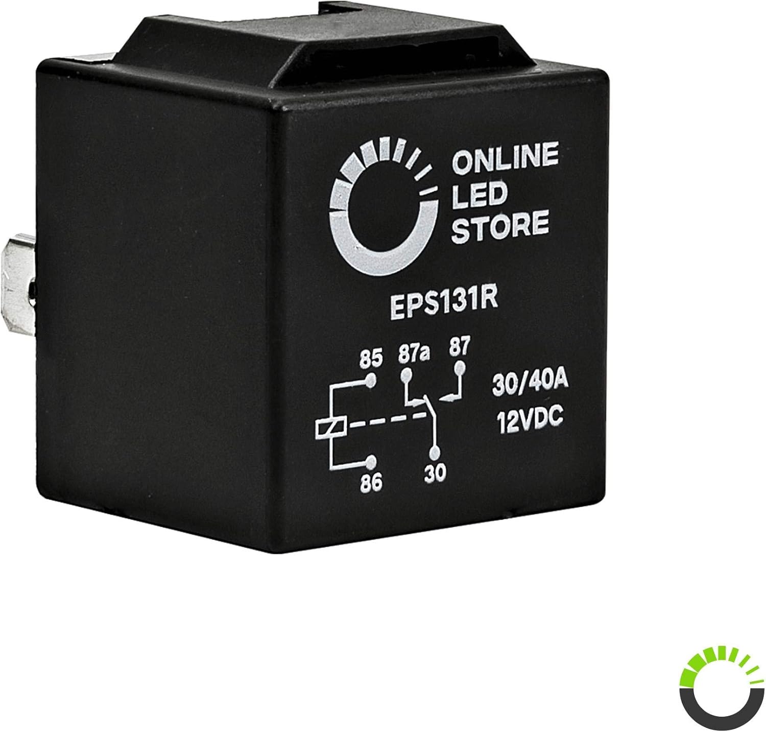 ONLINE LED STORE 6 Pack Bosch Style 5-Pin 12V Relay Kit [Interlocking Harness Socket Holder] [14 AWG Hot Wires] [SPDT] [30/40 Amp] 12 Volt Automotive Relays for Auto Fan Cars: Automotive