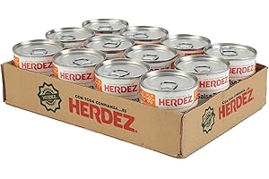 HERDEZ Taquera Salsa, Medium, 7 oz Can (12 Pack) – Authentic Mexican Taco Sauce for Bold Flavor