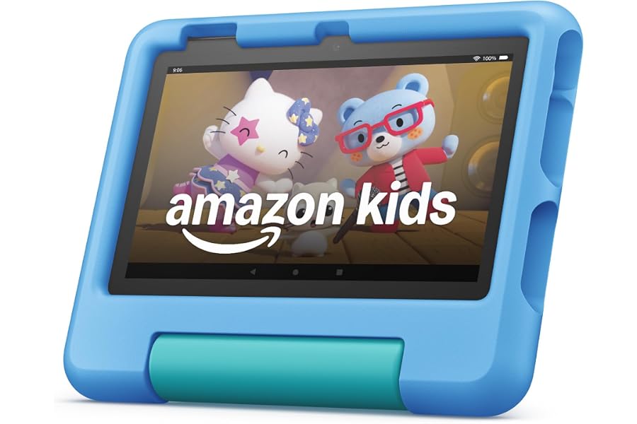 Amazon Fire 7 Kids tablet, ages 3-7. Top-selling 7" kids tablet on Ama…