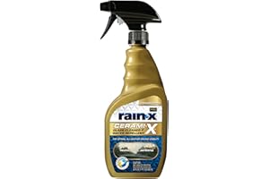 Rain-X 630177SRP Cerami-X Glass Cleaner + Water Repellent, 23oz - Cleaning Effectively While Remaining Streak Free, Protecting Against Contaminants and Stains