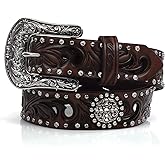 ARIAT Women's Scroll Cutout Concho Nail Belt