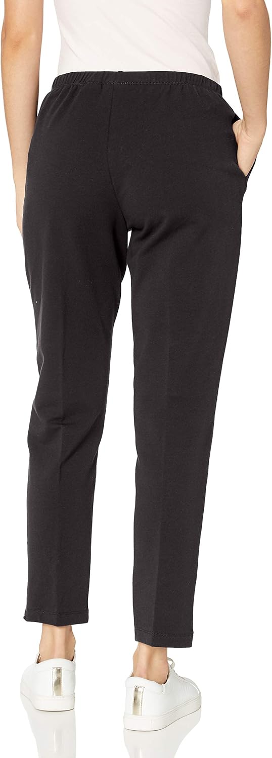 Ruby Rd. Women's Petite Pull-on Stretch French Terry Pants at  Women’s Clothing store