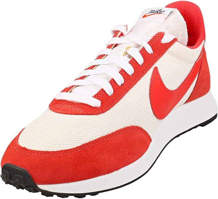 nike tailwind white and orange trainers