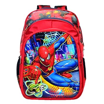 Tinytot Polyester 32 L High Storage Multicolour School Backpack for Boys