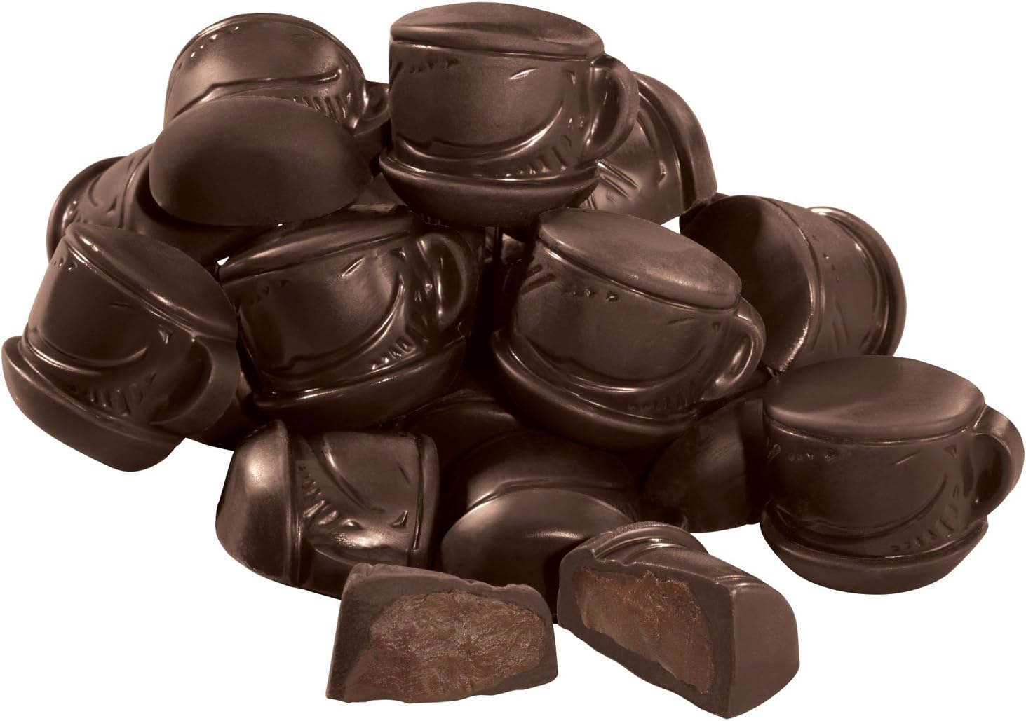 Dark Chocolate Mocha Coffee Cups Candy