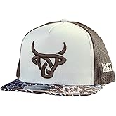 Lost Calf Brown Aztec 3D Stitch Logo - Hats Cap