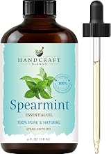 Handcraft Blends Spearmint Essential Oil 118 ml Pure Natural Glass Dropper view 1
