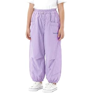 SCBEBE Girls Summer Pants Baggy Outdoor Beach Elastic Waist Parachute Pants