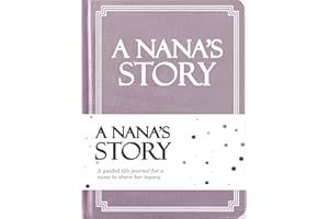 COCO & LAN Nana's Life Story Journal (Hardcover): A Meaningful Keepsake for Nana to Share Her Journey and Memories, Book Includes 250+ Prompt Questions, Sentimental Gifts for Mother's Day, Birthday & Christmas