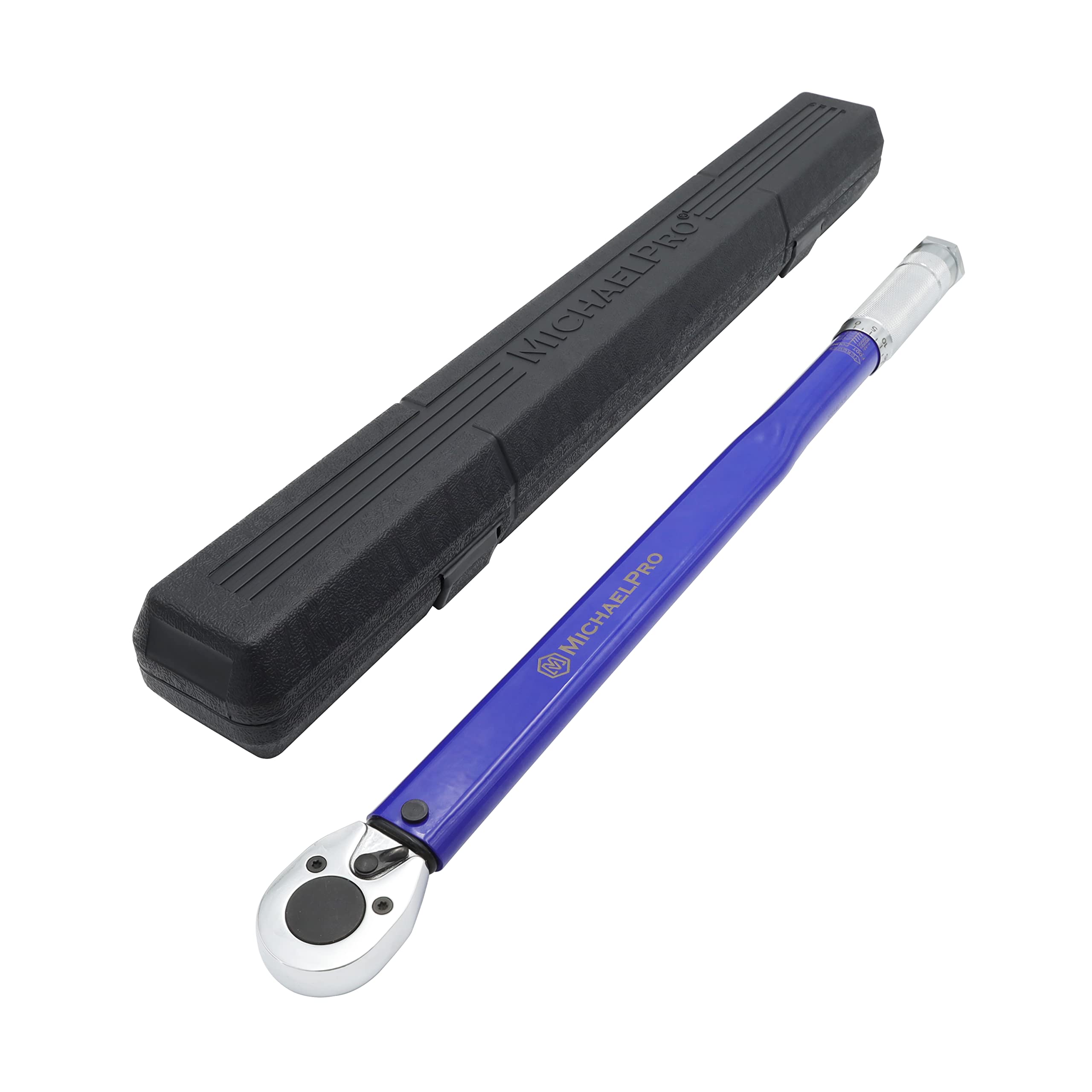 MichaelPro MP001221 1/2-Inch Drive Click Torque Wrench, 25 – 250 ft-lb Torque Range 1/2" Drive (25 – 250 ft-lb)