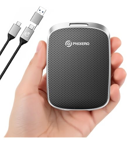 Amazon.com: PHIXERO Portable External SSD 2TB Up to 550MB/s, USB
